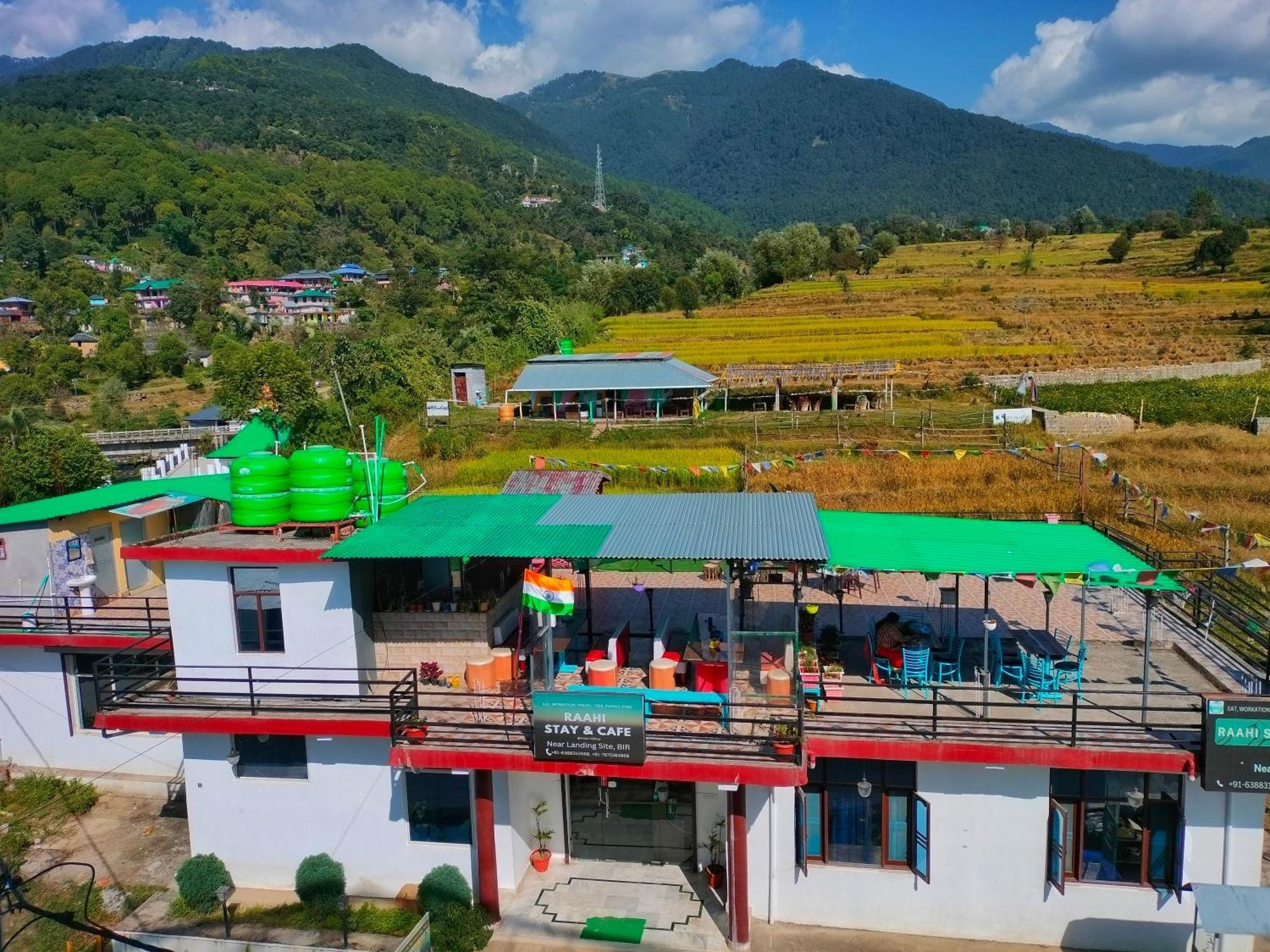 Raahi Stay, Landing Site Bir - Stay & Cafe 외부 사진